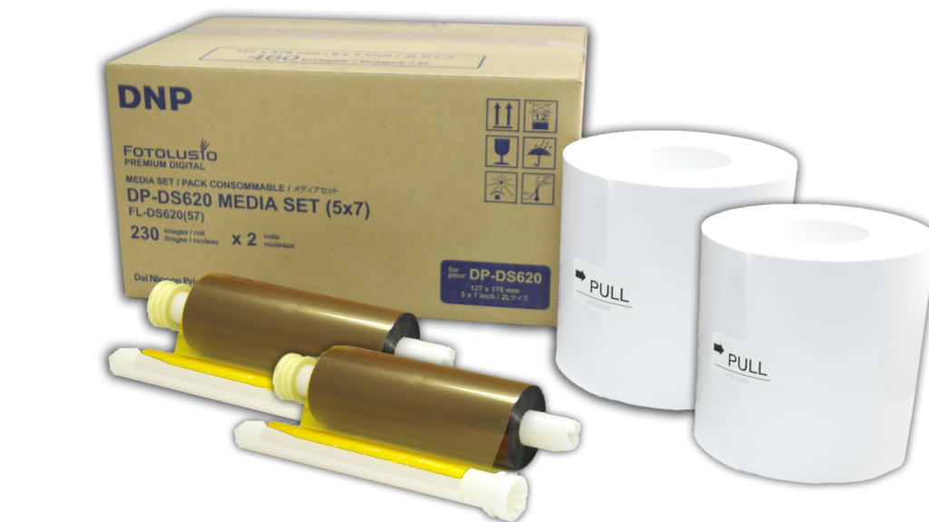 DNP - Thermal Consumable for DS620 Media Set DS620 Series (5x7) PD - 13x18cm - 460 Prints