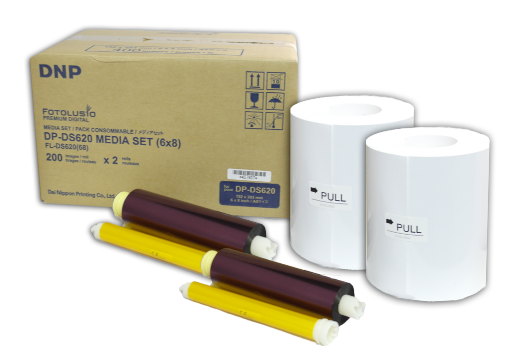 DNP - Thermal Consumable for DS620 Media Set DS620 Series (6x8) PD - 10x15cm (800 Prints) or 15x20cm (400 Prints)